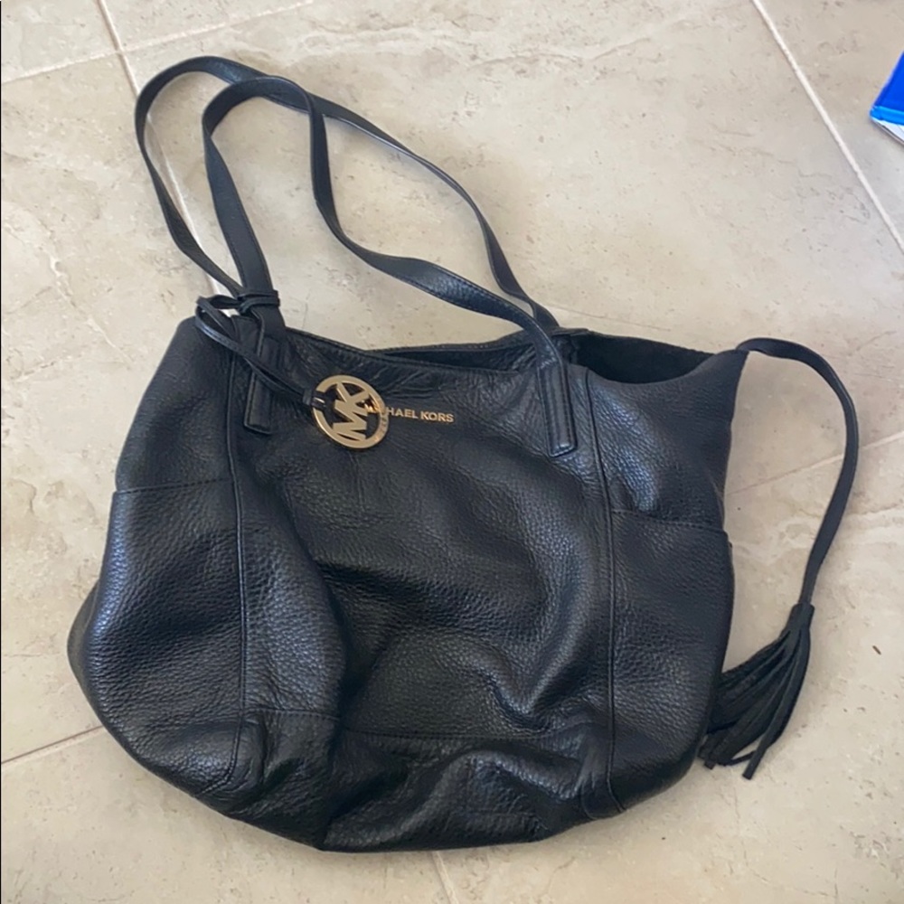 Michael Kors Leather Hobo Bag
